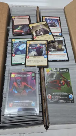 Star Wars Unlimited Supreme Leader Snoke Showcase Foil & Over SWU 1500 Cards! - Image 1