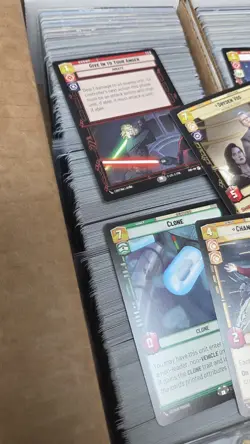 Star Wars Unlimited Supreme Leader Snoke Showcase Foil & Over SWU 1500 Cards! - Image 3