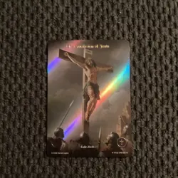2025 Sacred Legacy: FULL ART - The Crucifixion of Jesus 98/100 1st Edition Card - Image 1