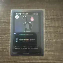 Zardichar (Charizard) 1/7 - 1st Edition Pokederp First Pokemon Fan Art Card - NM - Image 1