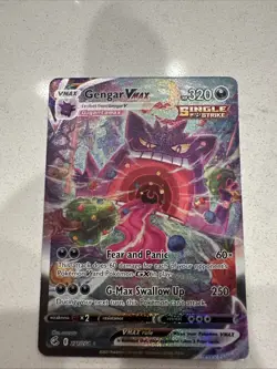 Pokemon Gengar VMAX Alternate Art Secret Holo Card 271/264 Swsh08: Fusion Strike - Image 1