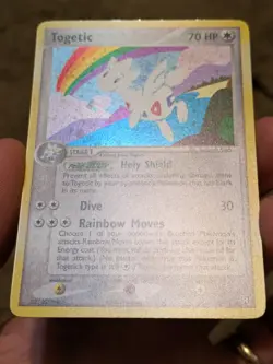 Pokemon TCG Togetic EX Team Rocket Returns Card 14/109 Holo Rare LP - Image 3