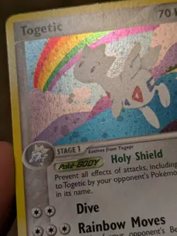 Pokemon TCG Togetic EX Team Rocket Returns Card 14/109 Holo Rare LP - Image 5