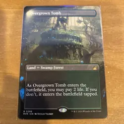 MTG - Overgrown Tomb (Borderless) - Ravnica Remastered - NM/M - Image 1