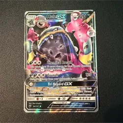 Pokemon Alolan Muk GX Ultra Rare Holo SM-Burning Shadows 84/147 220HP Card - Image 1