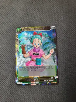 1x Perfect Support Bulma P-034 PR Dragon Ball Super Promo Foil Card X1 VG - Image 1