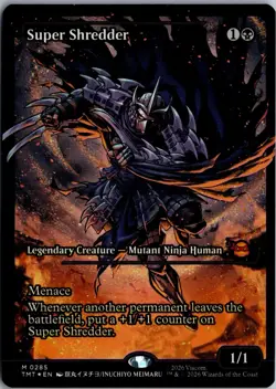 Super Shredder (Showcase) M Teenage Mutant Ninja Turtles 285 NM Foil Magic - Image 1