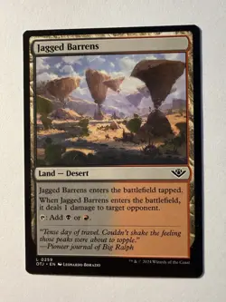 Jagged Barrens Outlaws of Thunder Junction Regular OTJ MTG - Image 1