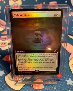 MTG Extended Art FOIL Tale of Momo - Avatar: The Last Airbender Eternal #176 - Image 1