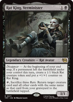 Rat King, Verminister Teenage Mutant Ninja Turtles - Near Mint Foil - Image 1