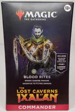 Magic The Gathering The Last Caverns of Ixalan, Blood Rites, Commander Deck - Image 1