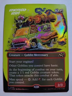 1 x Howlsquad Heavy - Foil - Borderless - Aetherdrift - NM-Mint - MTG - Image 1