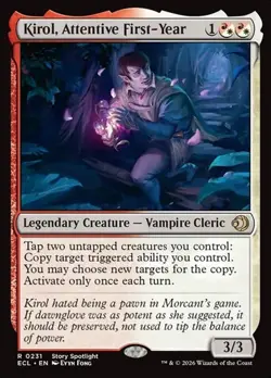 Kirol, Attentive First-Year - Foil ECL NM MTG - Image 1