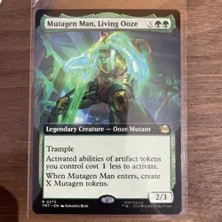 Mutagen Man, Living Ooze (Extended Art) Rare MTG Ninja Turtles - Image 1