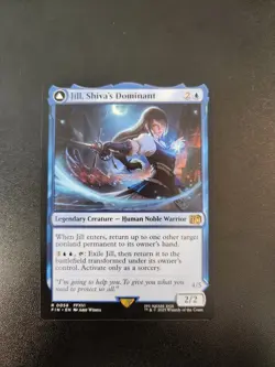 2025 MTG Final Fantasy Jill, Shiva's Dominant Shiva, Warden of Ice 58 - Image 1