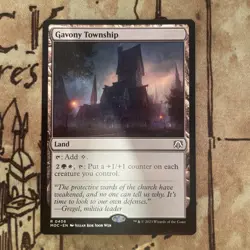 x1 Gavony Township R MTG Commander: March of the Machine NM Free Shipping - Image 1