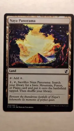 Naya Panorama (263/302) – Commander 2019 – Magic the Gathering MTG - Image 1