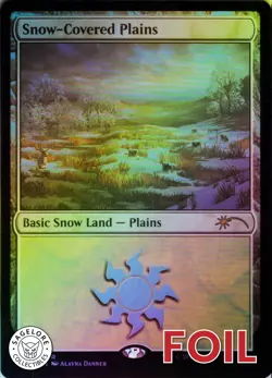 Snow-Covered Plains - Foil - Secret Lair Eldraine Wonderland - 1 NM - Image 1
