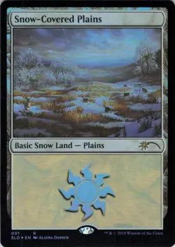 Snow-Covered Plains - Foil - Secret Lair Eldraine Wonderland - 1 NM - Image 2
