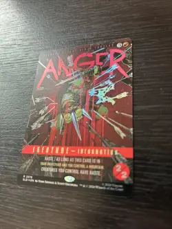 Anger Borderless FOIL ✨ MTG TMNT Secret Lair NM 2375 Turtles - Image 2