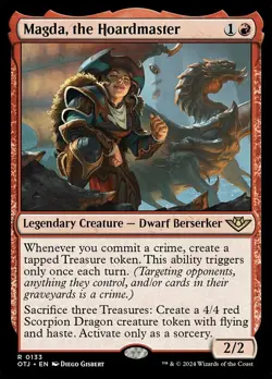 1x Magda, the Hoardmaster - Foil - Outlaws Of Thunder Junction - Near Mint, Engl - Image 1