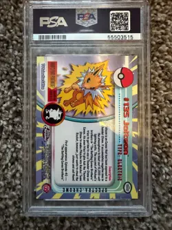 2000 TOPPS CHROME POKEMON T.V. SPECTRA #135 JOLTEON PSA 9 - Image 2