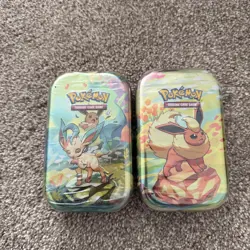 Pokemon TCG Scarlet & Violet Prismatic Evolutions Mini Tin SEALED X2✅ - Image 1