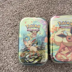 Pokemon TCG Scarlet & Violet Prismatic Evolutions Mini Tin SEALED X2✅ - Image 3