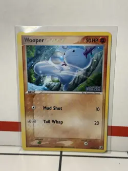Pokemon TCG Wooper 79/115 Holo Rare EX Unseen Forces NM Card Clean Holographic - Image 1
