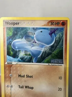 Pokemon TCG Wooper 79/115 Holo Rare EX Unseen Forces NM Card Clean Holographic - Image 5
