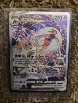 Pokemon Deoxys VSTAR GG46/GG70 Crown Zenith Galarian Gallery Ultra Rare Holo - Image 1