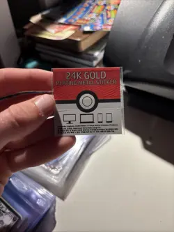 Pokemon 24K Gold Plated Korean Striking Popping Candy Sticker - Cubone - Image 2