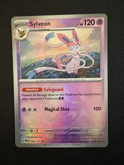 Pokemon Sylveon Master Ball (2025) Sv: Prismatic Evolutions 040/131 Rare Holo - Image 1