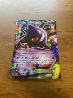 --JUMBO Gengar EX Oversized-- Card 34/119 XY Phantom Forces Pokemon Card - Image 1
