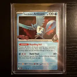 Pokemon TCG Team Rockets Articuno Stamped Holo Destined Rivals Series 051/182 - Image 1