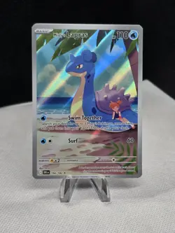 2025 Pokemon Destined Rivals MISTY'S LAPRAS 194/182 Illustration Rare - Image 1