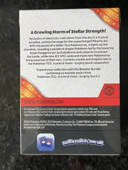 Pokemon TCG Surging Sparks Booster Bundle (6 Packs) Factory Sealed - Image 3