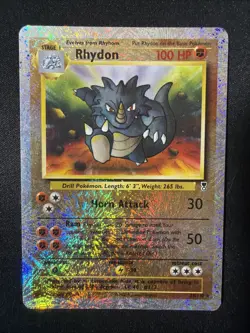 Pokemon TCG Rhydon 35/110 Legendary Collection Reverse Holo Rare - Image 1