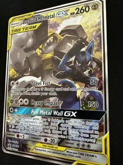 Pokemon TCG Lucario & Melmetal GX SM192 Tag Team Promo Near Mint - Image 2