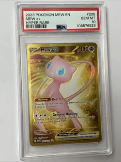 MEW EX PSA 10 2023 POKEMON SV 151 - EN #205/165 ULTRA PREMIUM COLLECTION GEM 236 - Image 1