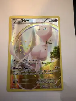 Pokemon 2016 XY Blackstar Promo Mythical Collection Mew #XY110 - Image 1