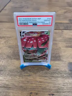 Pokemon TCG Venusaur VMAX SWSH102 Sword & Shield Promo PSA 10 - Image 1