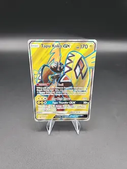 2017 Sun & Moon Guardians Rising Tapu Koko GX 135/145 Ultra Rare Pokemon TCG - Image 1