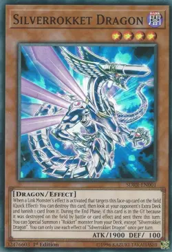Structure Deck: Rokket Revolt #SDRR-EN001 Silverrokket Dragon - Image 1