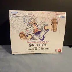 Bandai One Piece OP05 EMPTY BOOSTER BOX ONLY AWAKENING OF THE NEW ERA Near Mint - Image 1