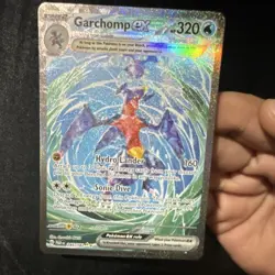 Pokemon Garchomp ex 245/182 SV04 Paradox Rift Full Art Holo Rare 320 HP - Image 1