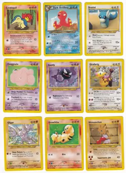 Pokemon Neo Destiny COMPLETE SET Common Vintage WOTC 33 Card Lot MP-NM - Image 2