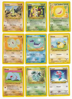 Pokemon Neo Destiny COMPLETE SET Common Vintage WOTC 33 Card Lot MP-NM - Image 3