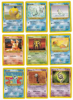 Pokemon Neo Destiny COMPLETE SET Common Vintage WOTC 33 Card Lot MP-NM - Image 4