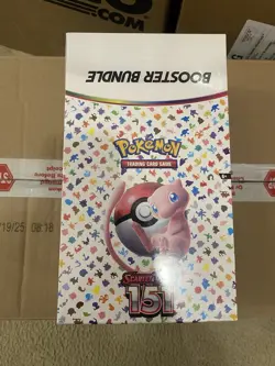 Pokemon TCG S&V 151 10 Booster Bundle Display Case BRAND NEW/Factory Sealed 820650863219 - Image 1